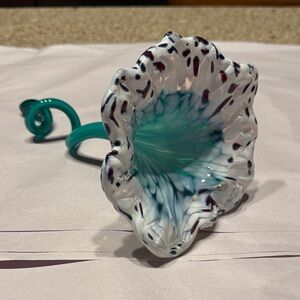 Artistic Glass Flower Sculpture